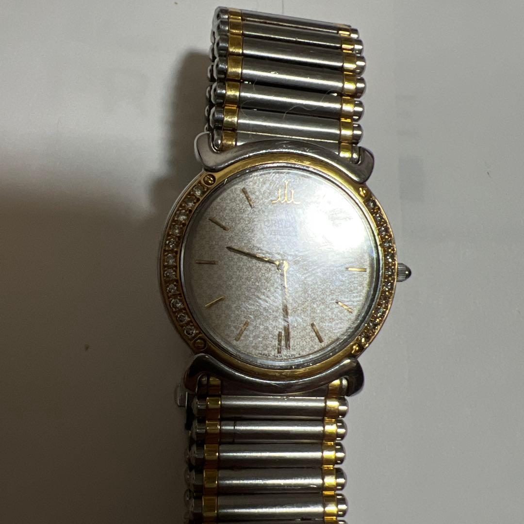 SEIKO CREDOX シルバー ゴールド 腕時計　動作確認出来ません