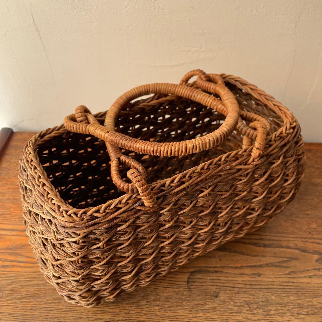 あけび かごバッグ バスケット 手仕事 民芸