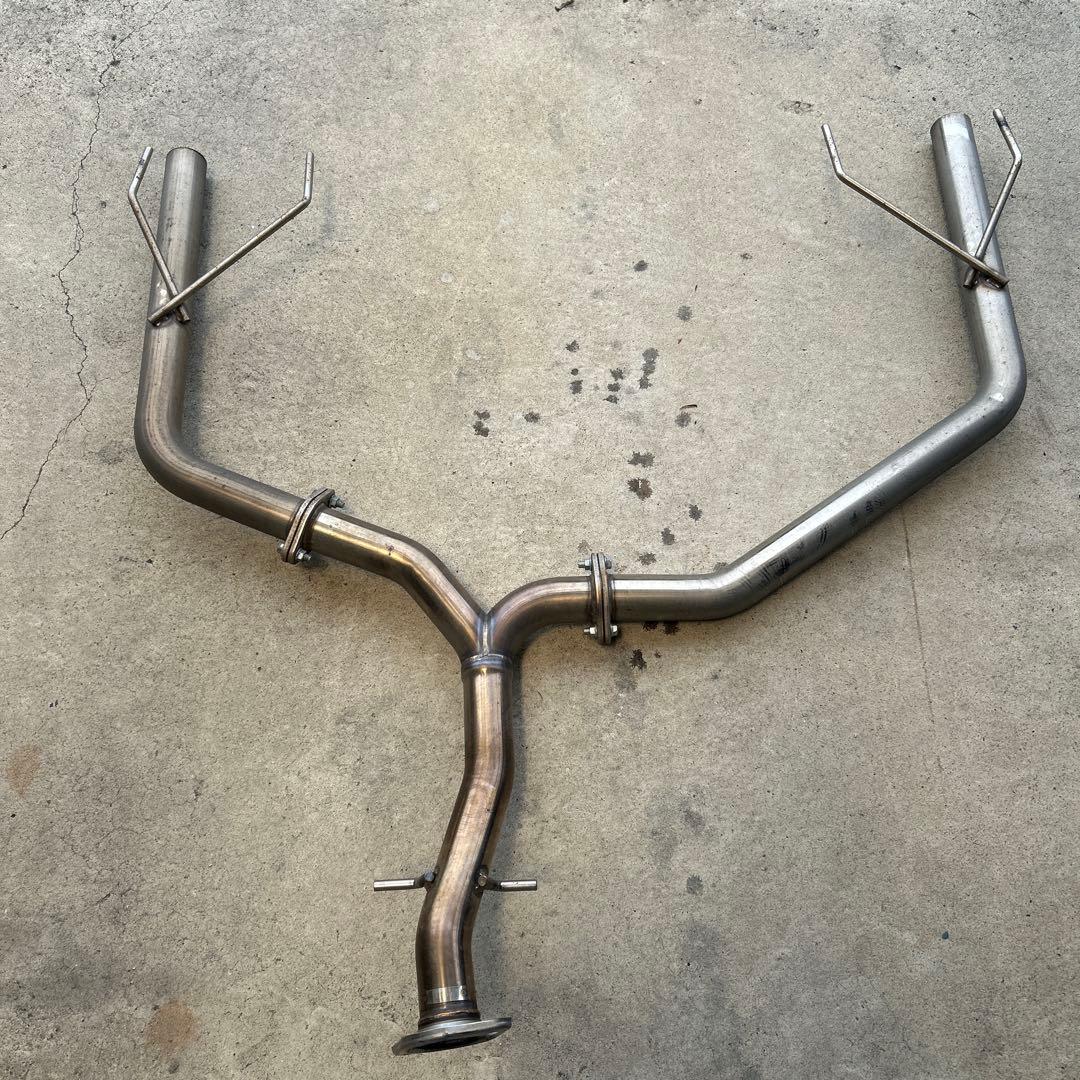 マークX リアピース ストレートマフラー