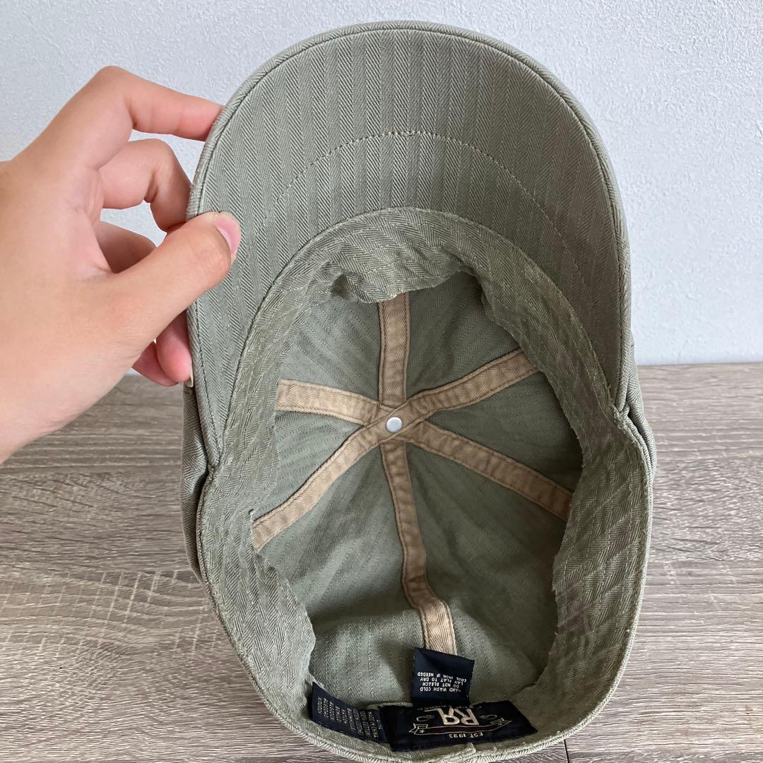 ダブルアールエル ラルフローレン ヘリンボーン ツインキャップ 帽子 キャップ