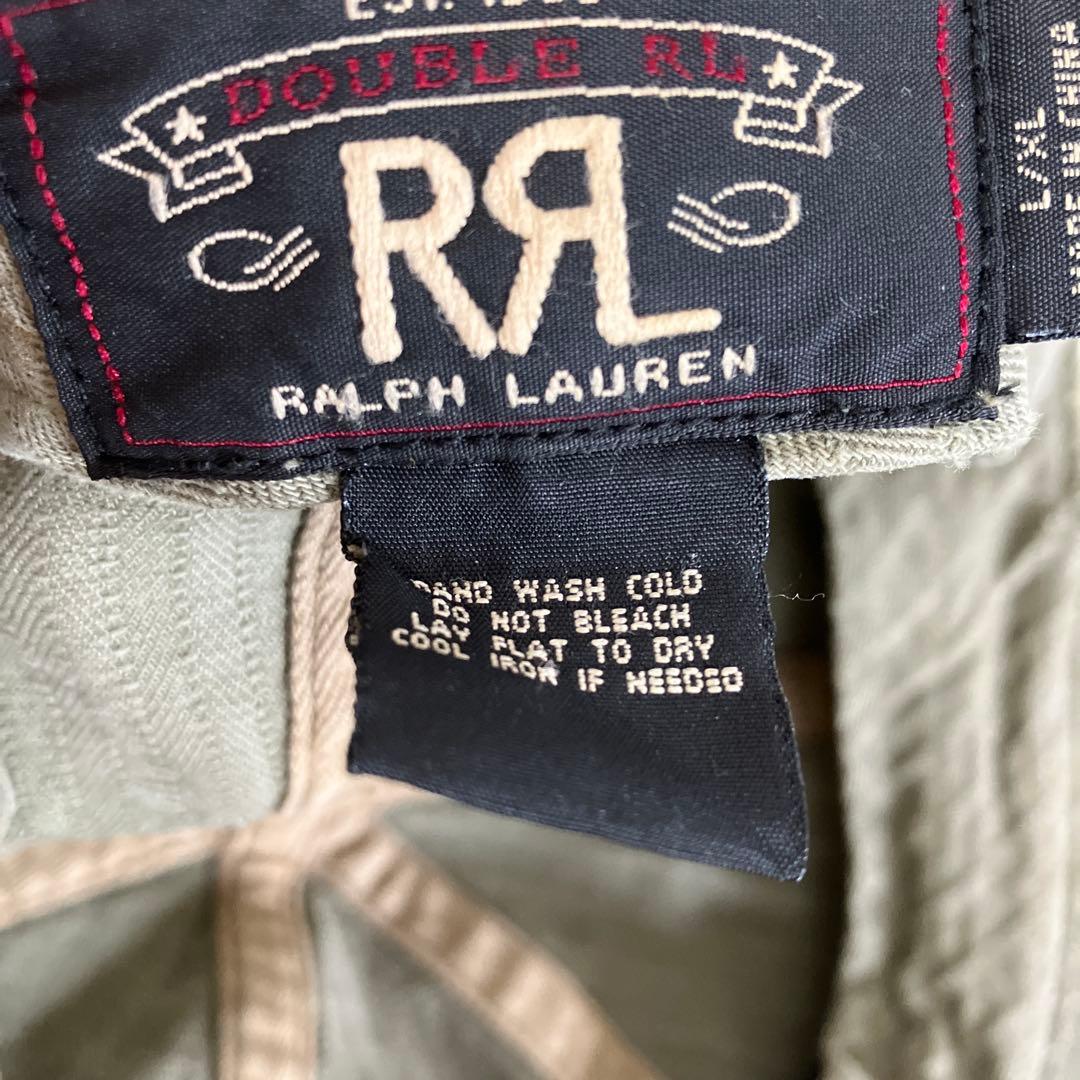 ダブルアールエル ラルフローレン ヘリンボーン ツインキャップ 帽子 キャップ