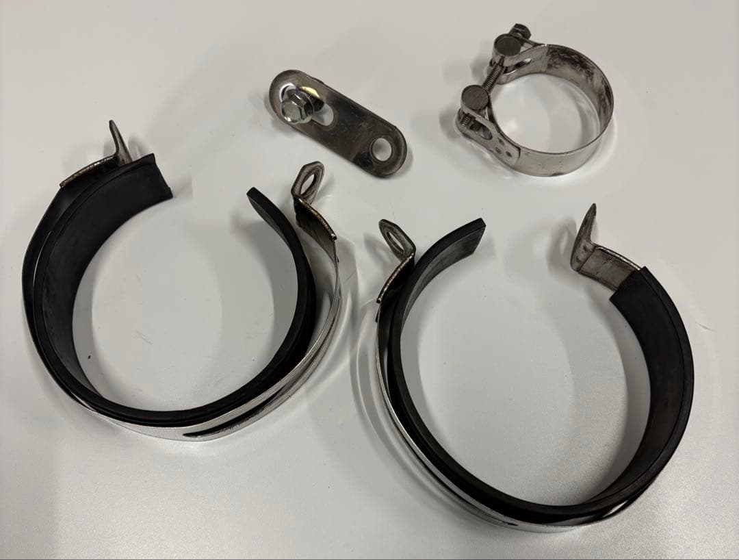 ホーネット250 TSR マフラー 2本出し　サイレンサー