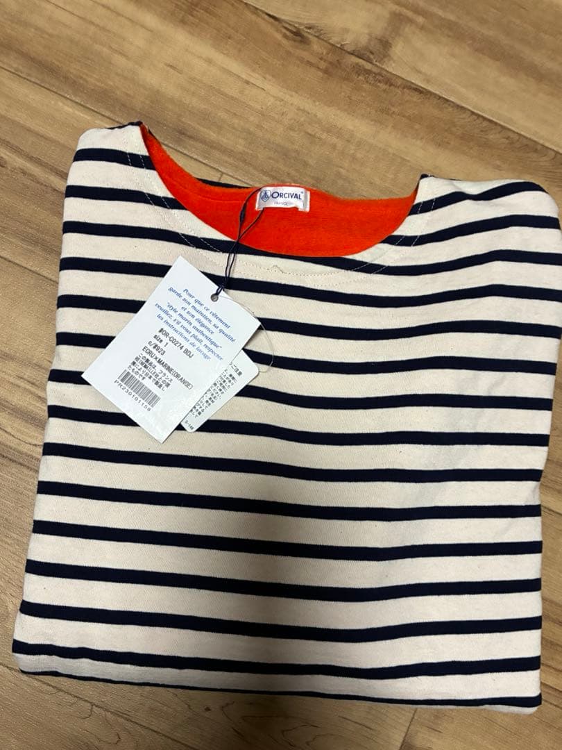 オーシバル　ボートネック ロングスリーブ ショート フリース プルオーバー