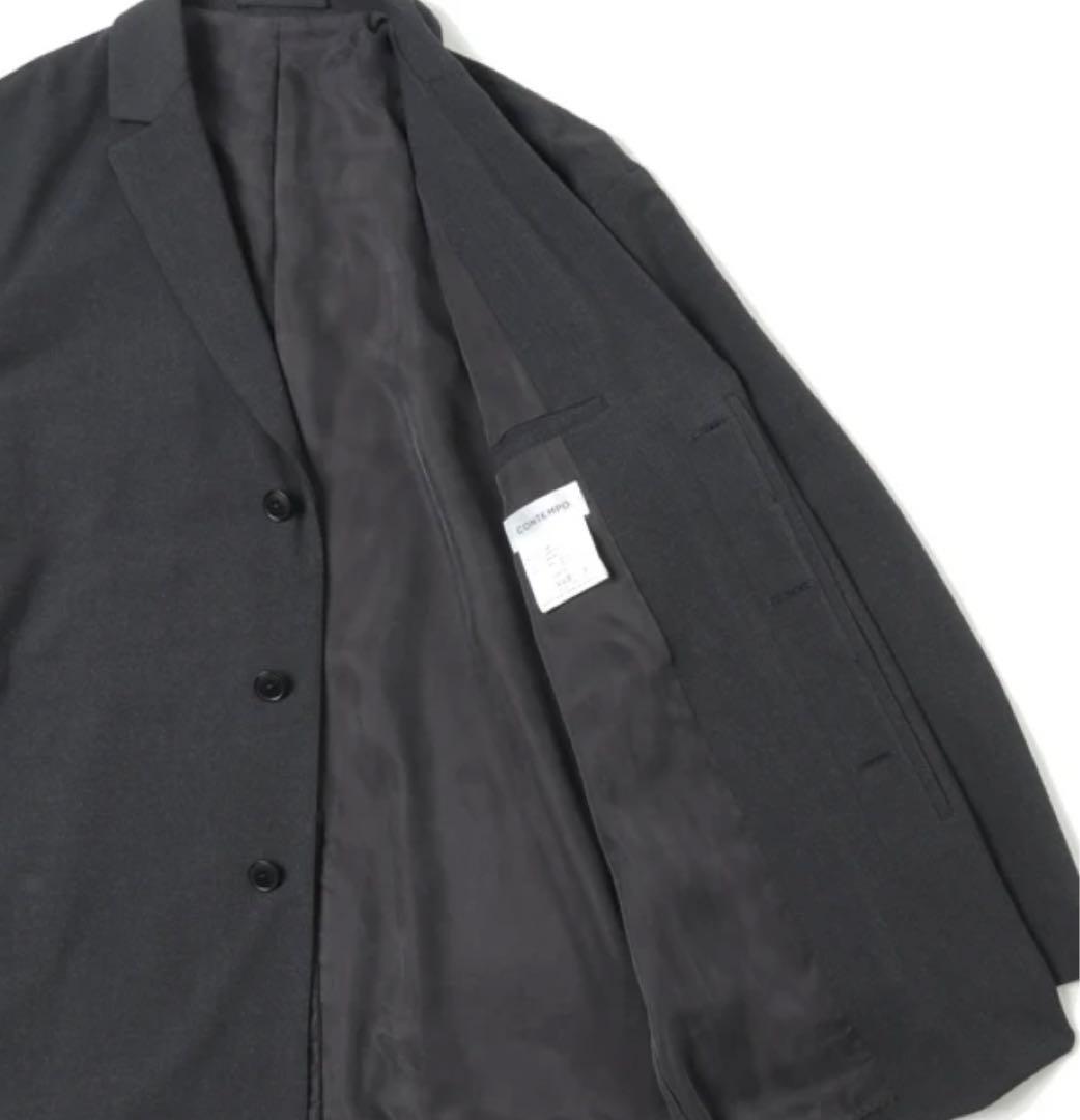 YAECA CONTEMPO チャコール テーラードジャケット 51320