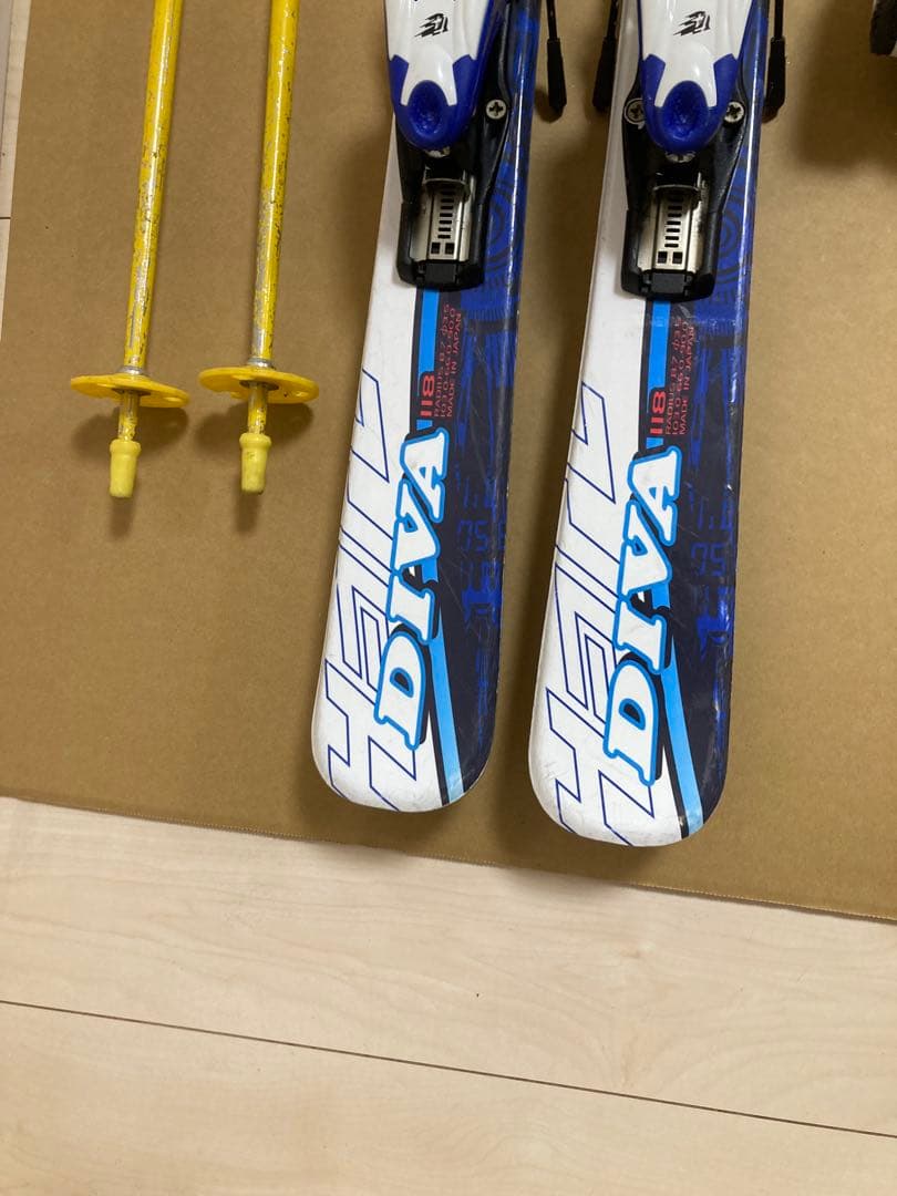 Hart キッズ用スキー118cmブーツ21cm ストック90cm　3点セット