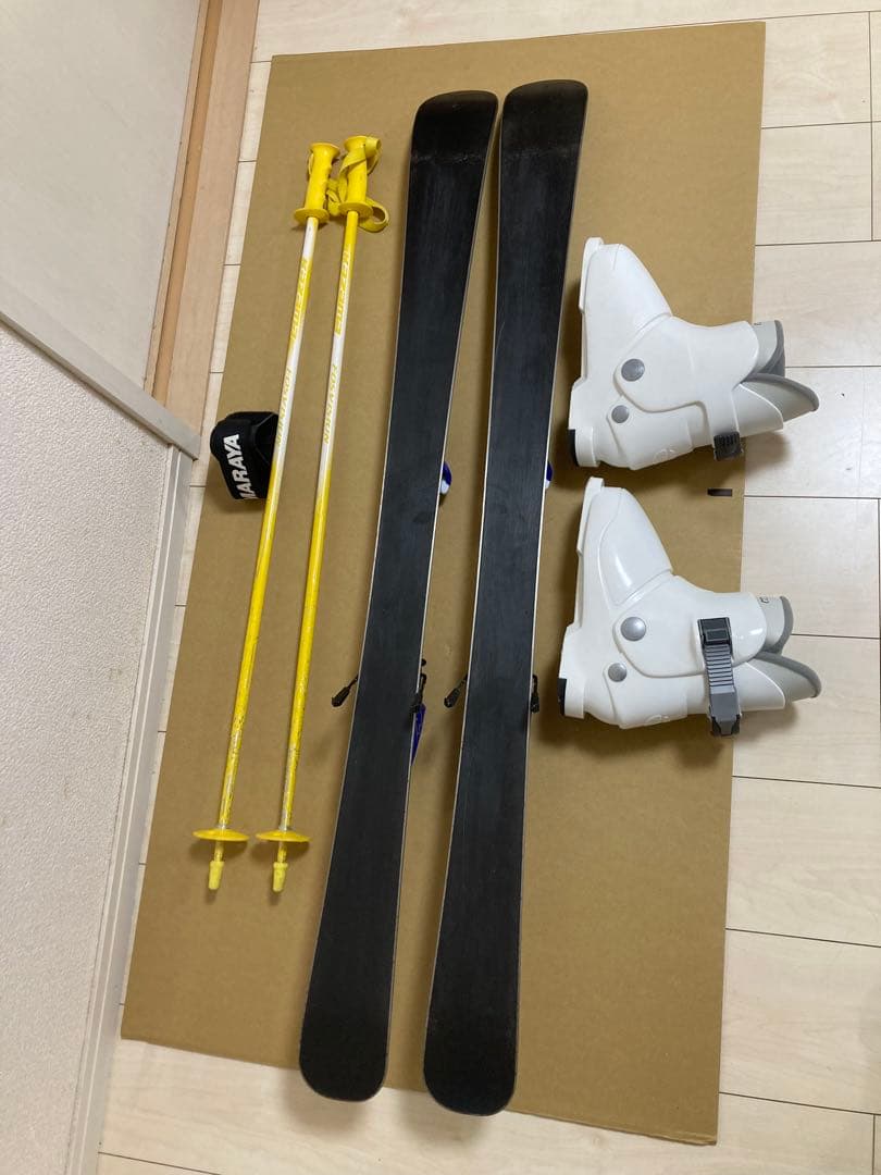 Hart キッズ用スキー118cmブーツ21cm ストック90cm　3点セット