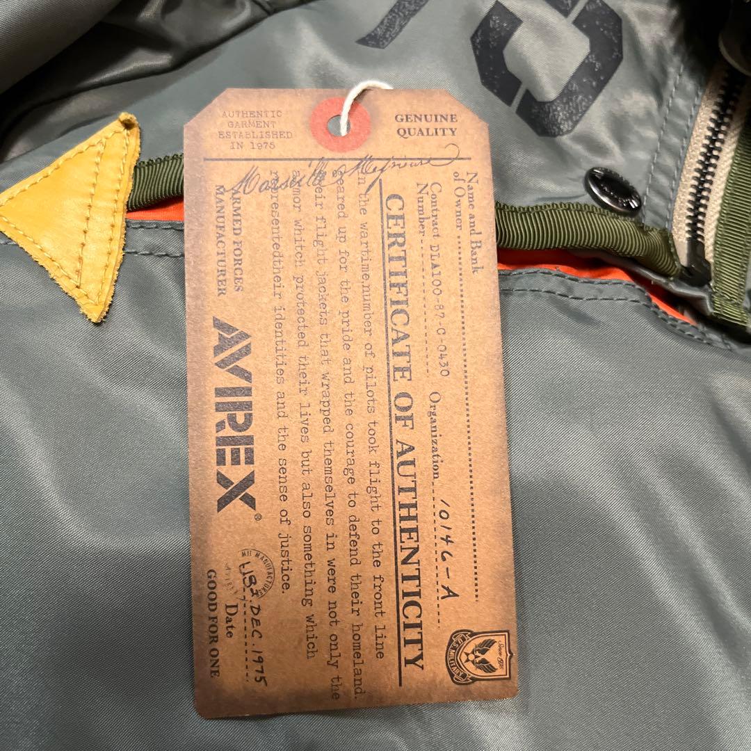 たらAVlREX MA-1REMODEX MARK2ジャケット