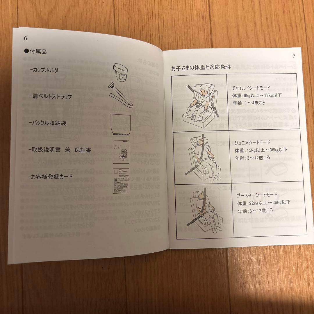 RECARO START J1 ジュニアシート（チャイルドシート）1〜12歳