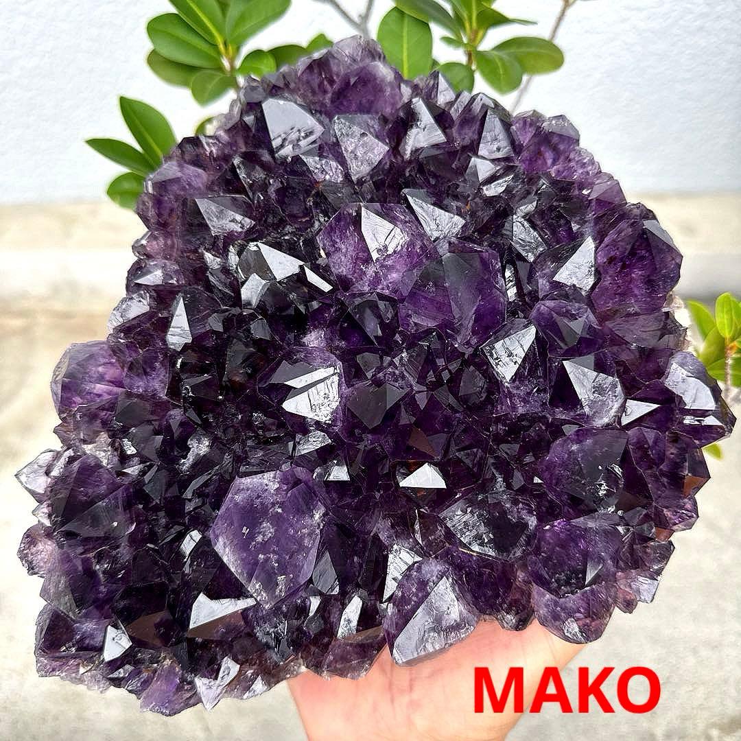 M1834☆アメジストクラスター4.8Kg☆ブラジル産☆天然石☆N51014