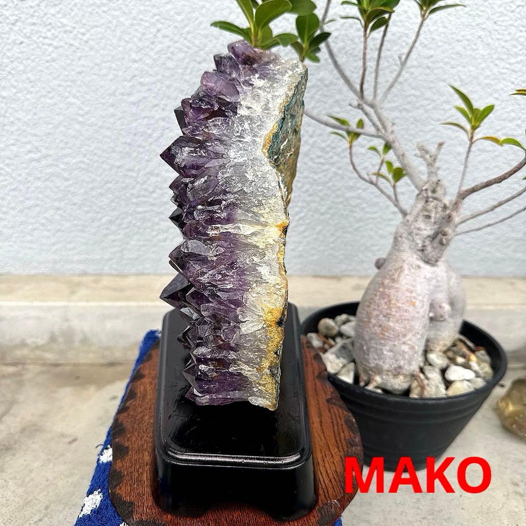 M1834☆アメジストクラスター4.8Kg☆ブラジル産☆天然石☆N51014