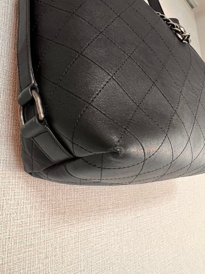 美品 CHANEL ヴィンテージスタイル カーフスキン ショルダーバッグ