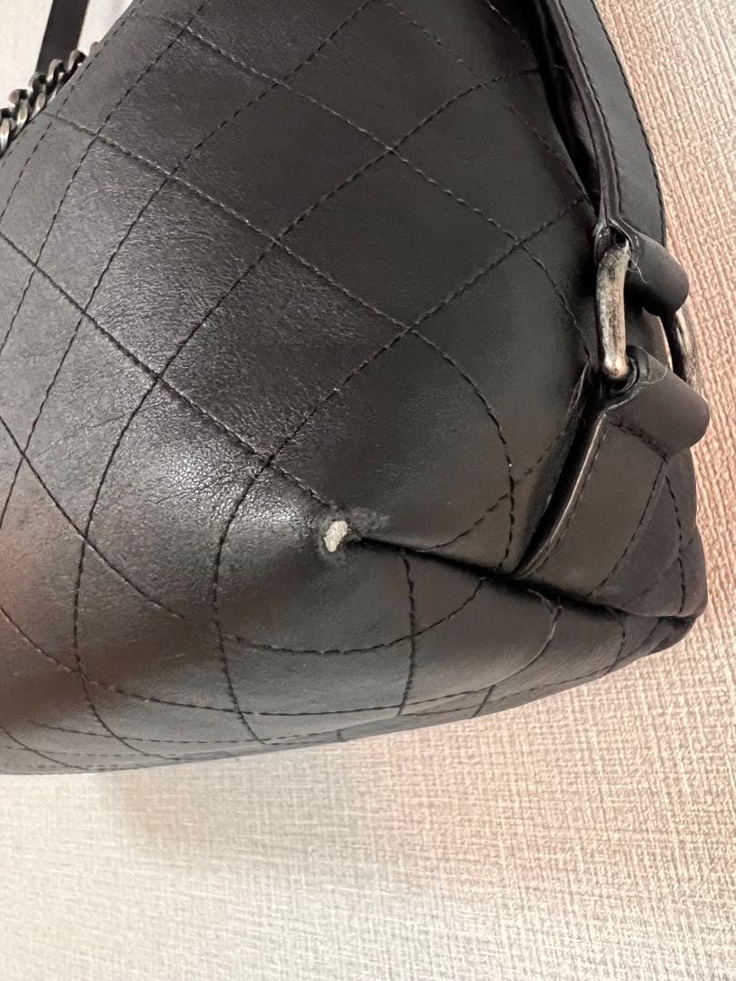 美品 CHANEL ヴィンテージスタイル カーフスキン ショルダーバッグ