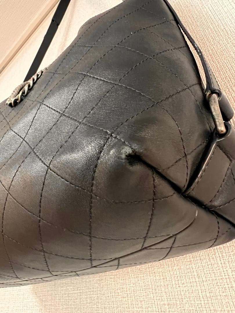 美品 CHANEL ヴィンテージスタイル カーフスキン ショルダーバッグ