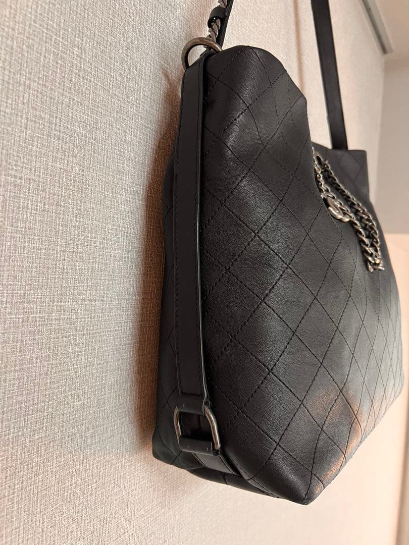 美品 CHANEL ヴィンテージスタイル カーフスキン ショルダーバッグ