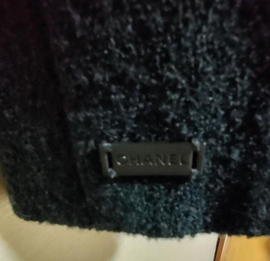size38 シャネル　CHANEL　ノーカラージャケット　ブラック