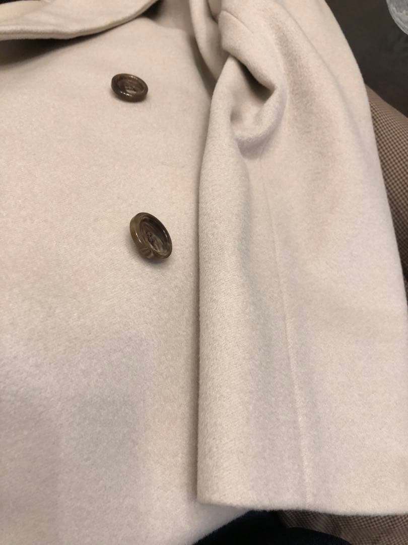 美品　上質　23区　ベージュ　チェスターコート ウール　40 コート