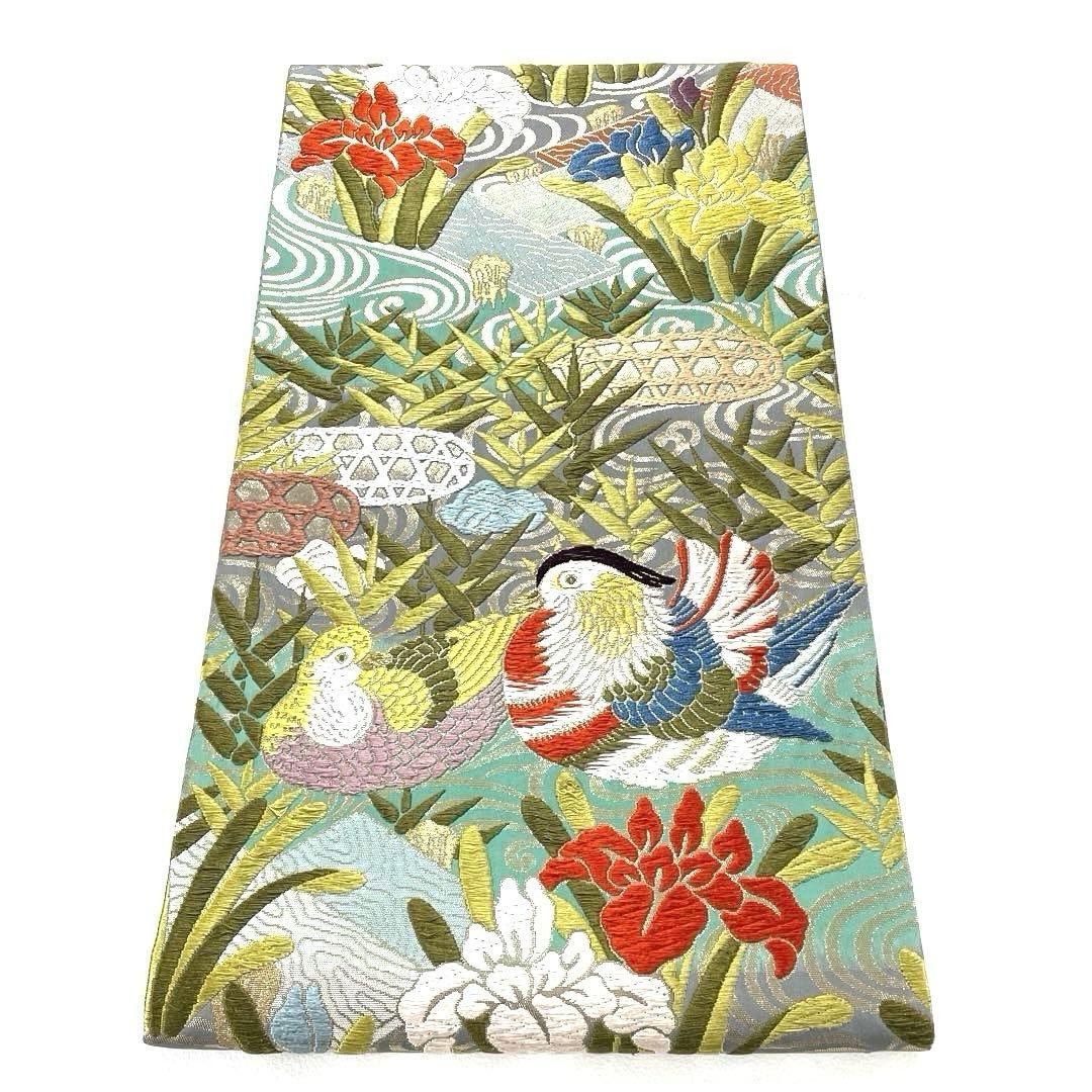 専用帯5885 5032 二点セット ●高級 正絹 六通 袋帯