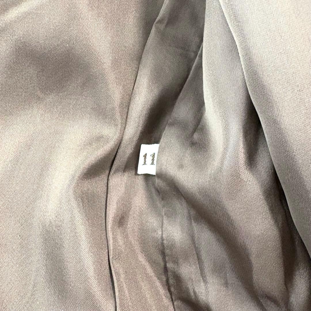 リアルファー 毛皮コート ミンク相当 ブラウン 11号 現状品