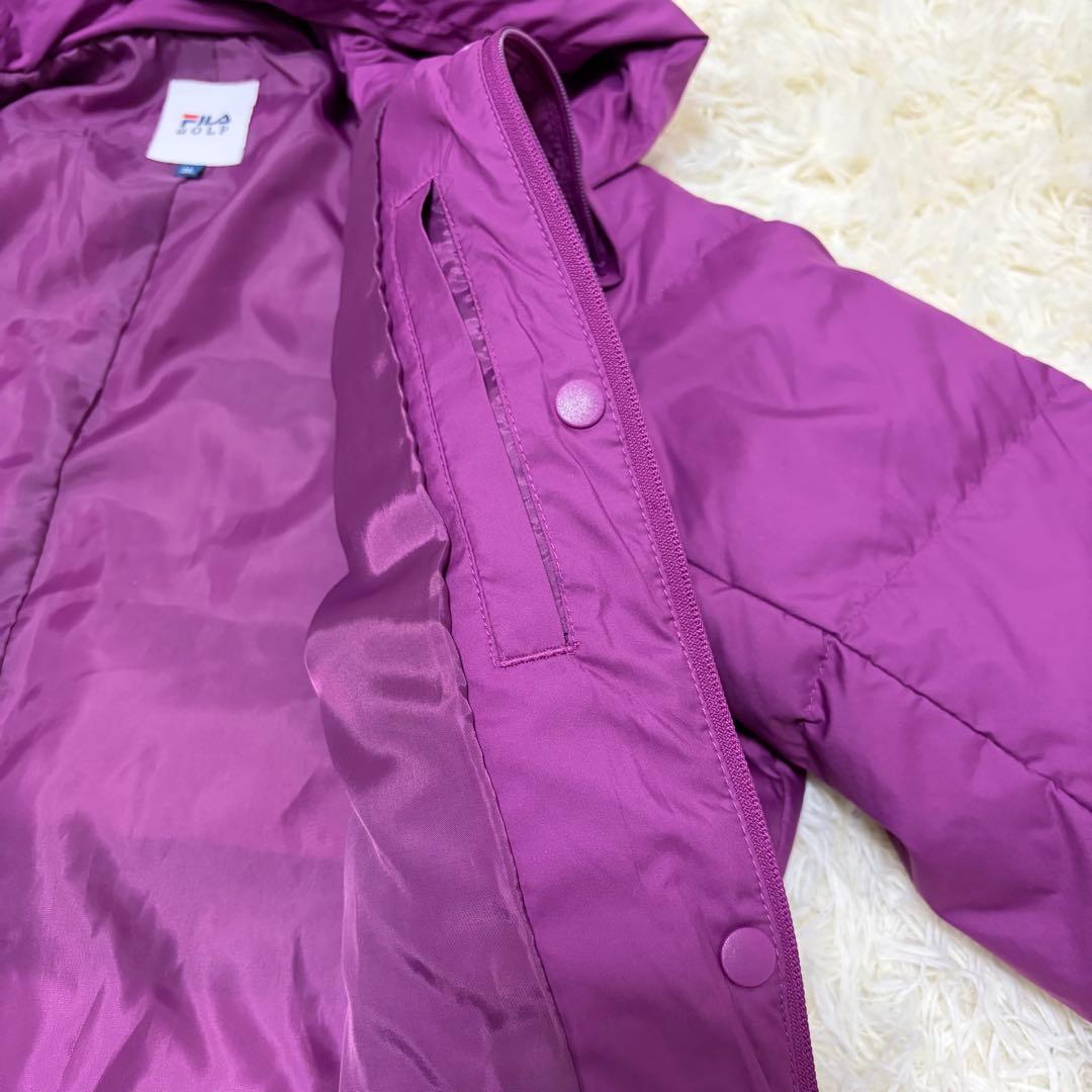 【新品・未使用】FILA GOLF プレミアム ダウンコート　3L 紫