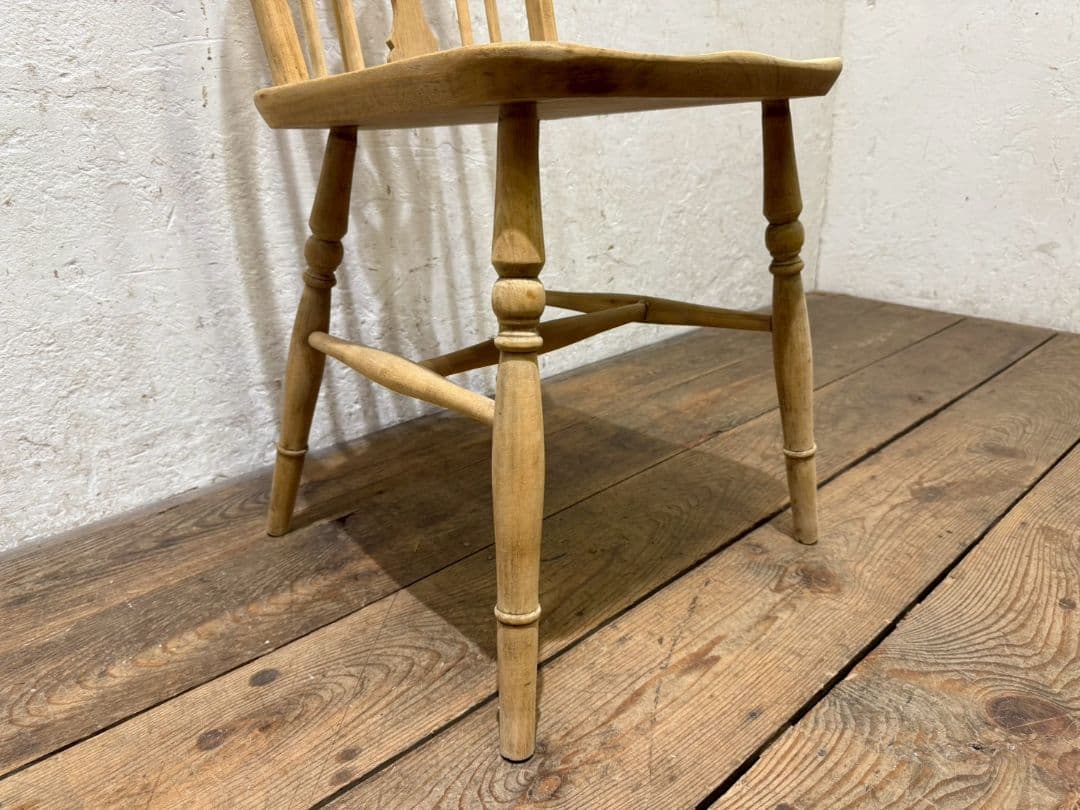 1154 ④英国アンティーク　ホイールバックチェア　イス　ウインザー　カフェ