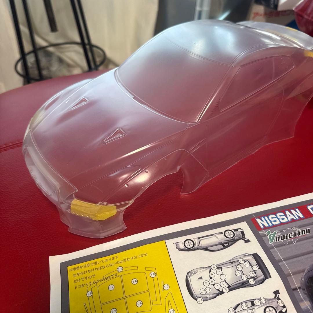 ち*ぼ様 アディクション ラジコン ボディ 1/10 NISSAN GT-R P