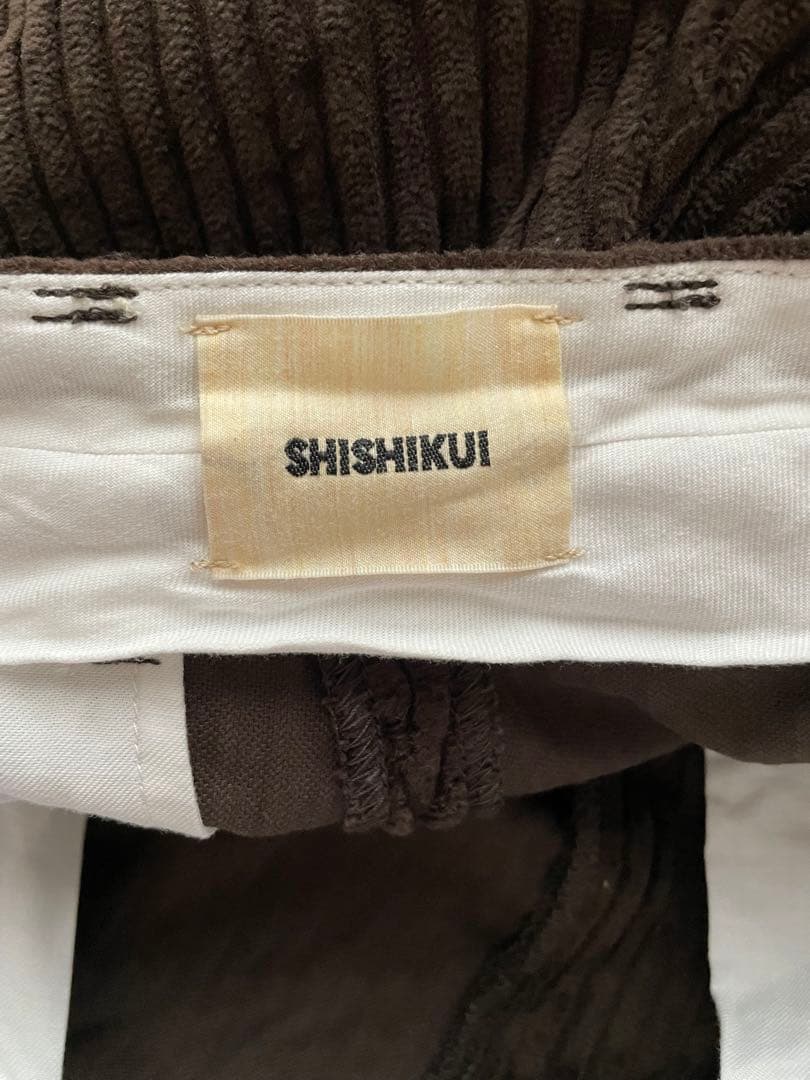 パンツ the shishikui CORDUROY S / D.BROWN M