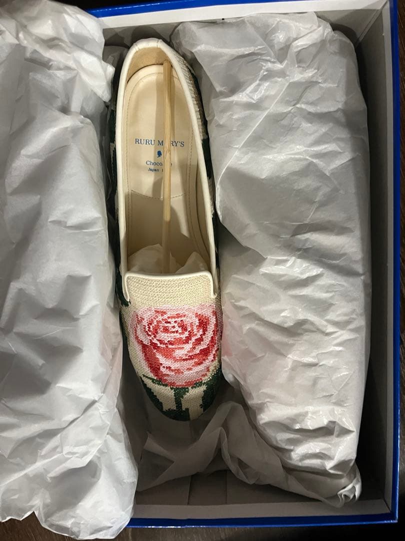 新品　BEAMS COUTURE　RURU MARY’S　刺繍のオペラシューズ