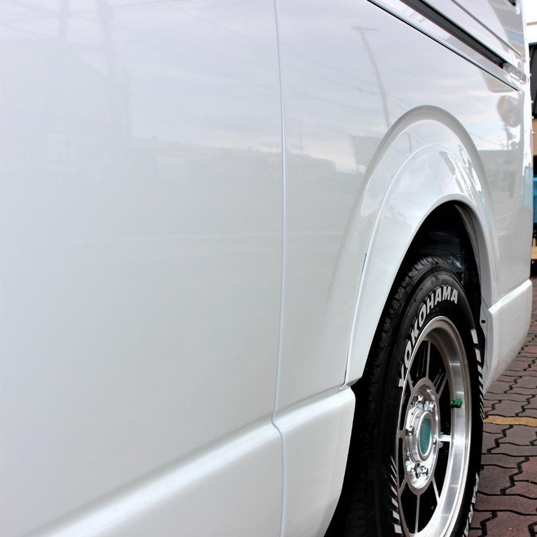 ハイエース オーバーフェンダー ダウンルック ABS製 200系 1台分 070