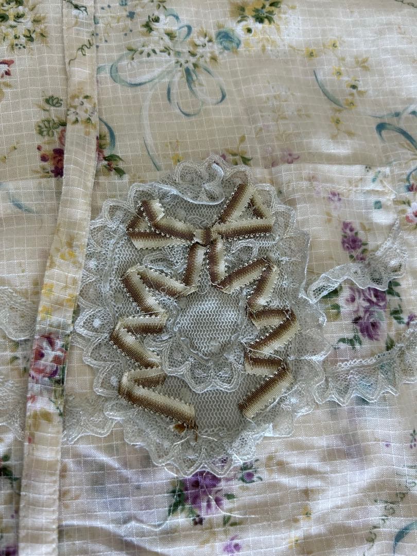 未使用さえらアキアカネ裏表リバーシブル☆レアレースフリルエプロン超可愛い素敵上品