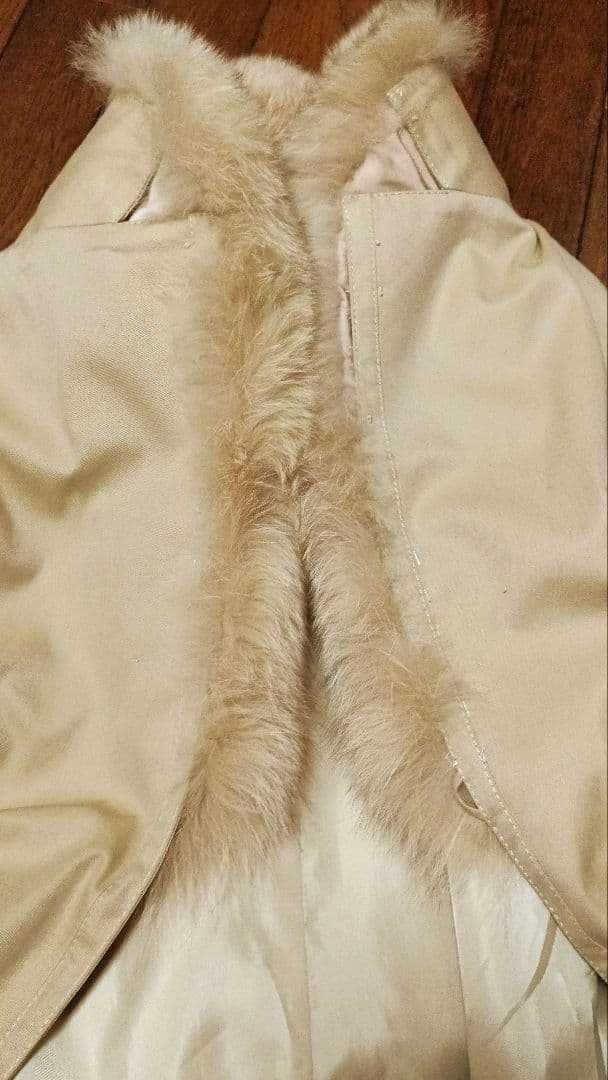 ひまわり　岐阜毛被 リアルファーライナー付 トレンチコート 13号