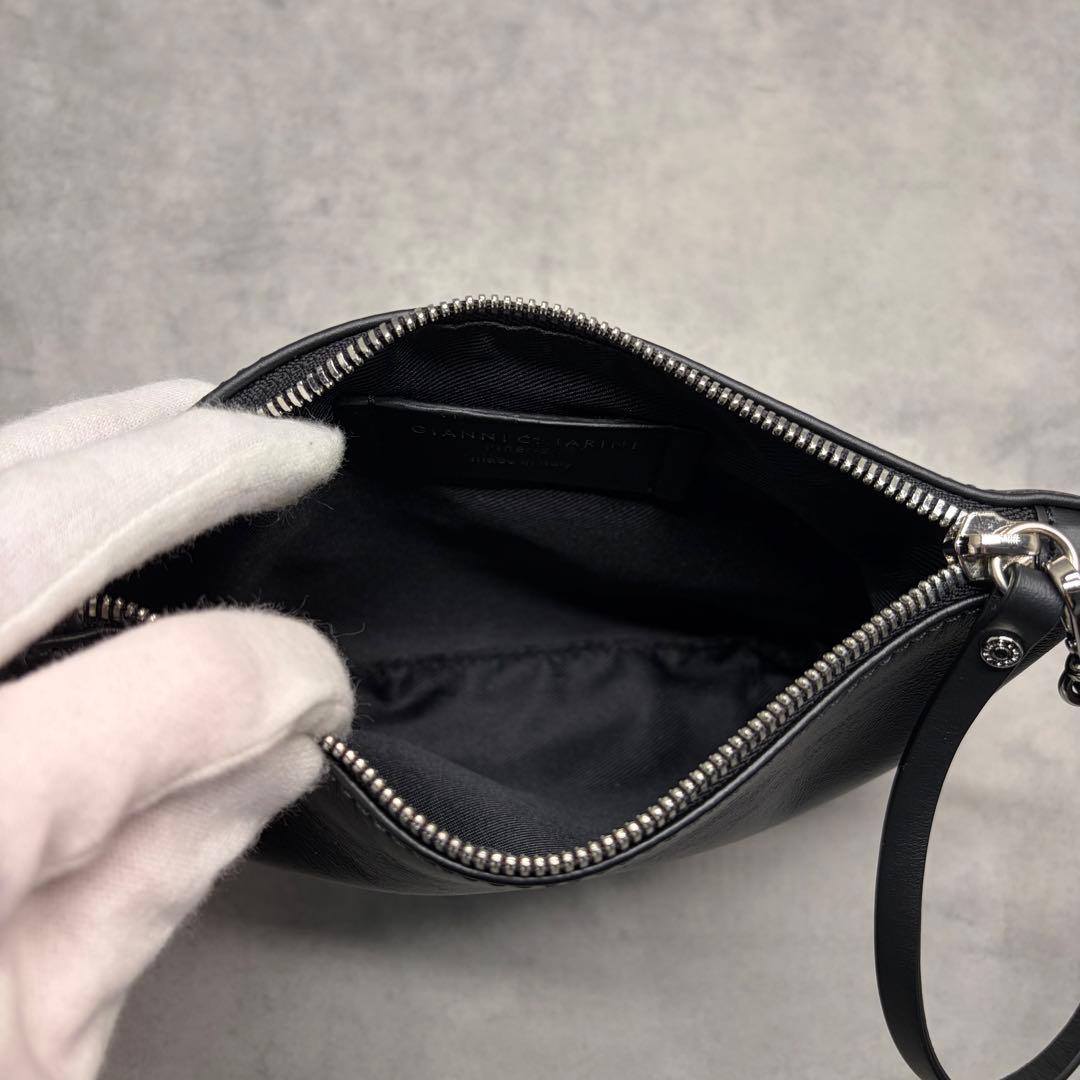 GIANNI CHIARINI マルチェッラ S イタリア製 トート ポーチ付