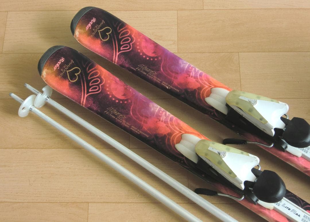 ■■送料無料■Hart■女性用スキーフルセット■板145靴24■メンテ付■■