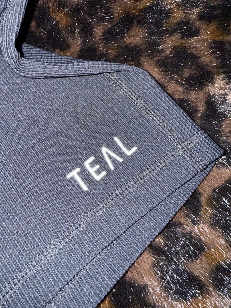 TEAL ブラック ヨガウェア XS ホルターネック オールインワン