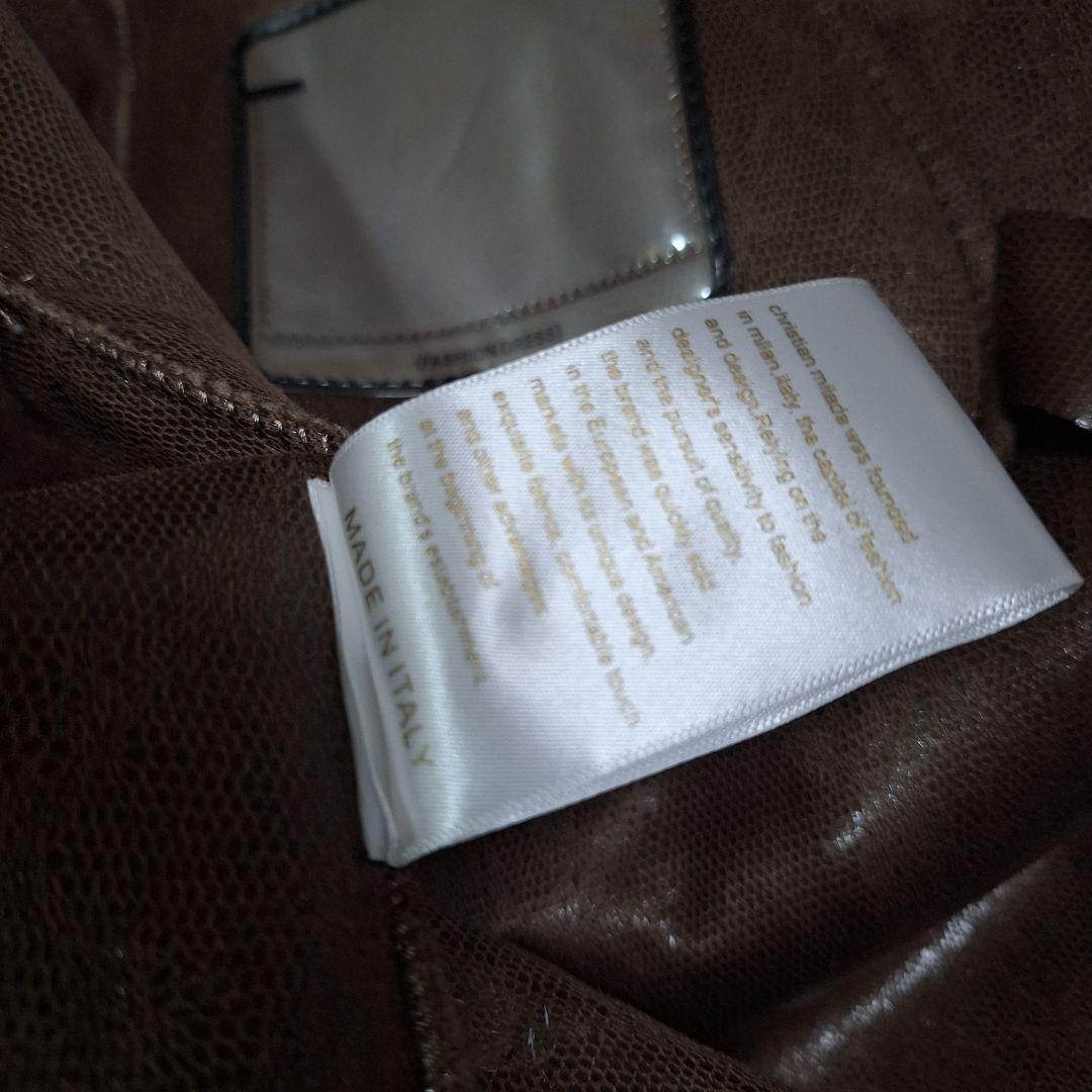 新品極美品可愛い❤ミンク 80％カシミヤ20％ファーコート 毛皮 厚手 イタリア