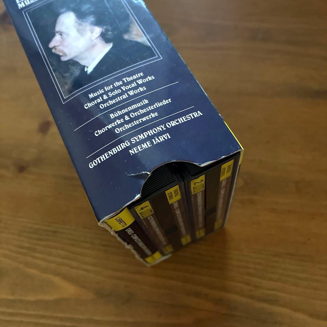 グリーグ：管弦楽を伴う作品全集　ネーメ・ヤルヴィ/エーテボリ響　独盤6CD