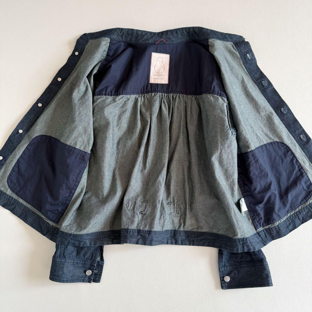 美品　パラスパレス　デニムジャケット　インディゴ　ムラ糸ダンガリー　完売品