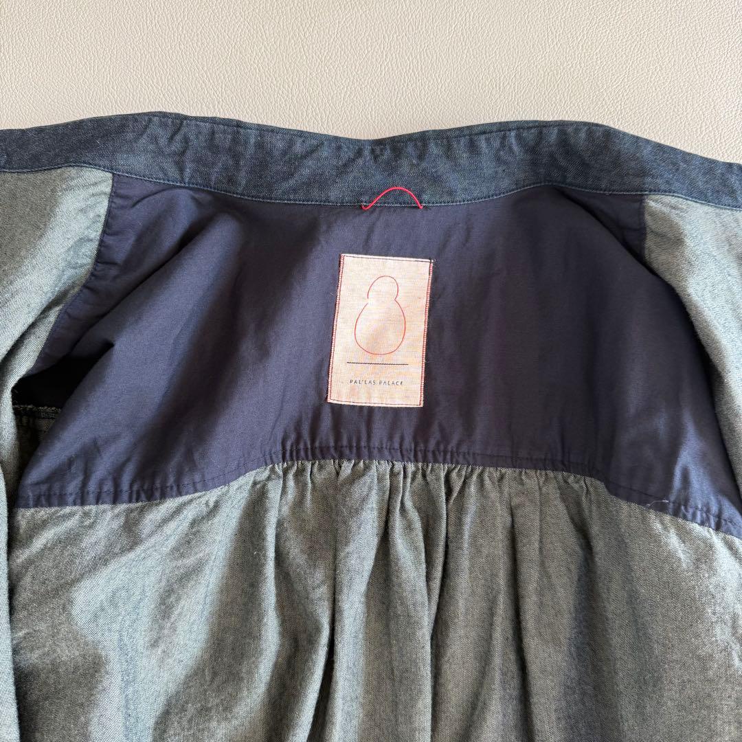 美品　パラスパレス　デニムジャケット　インディゴ　ムラ糸ダンガリー　完売品