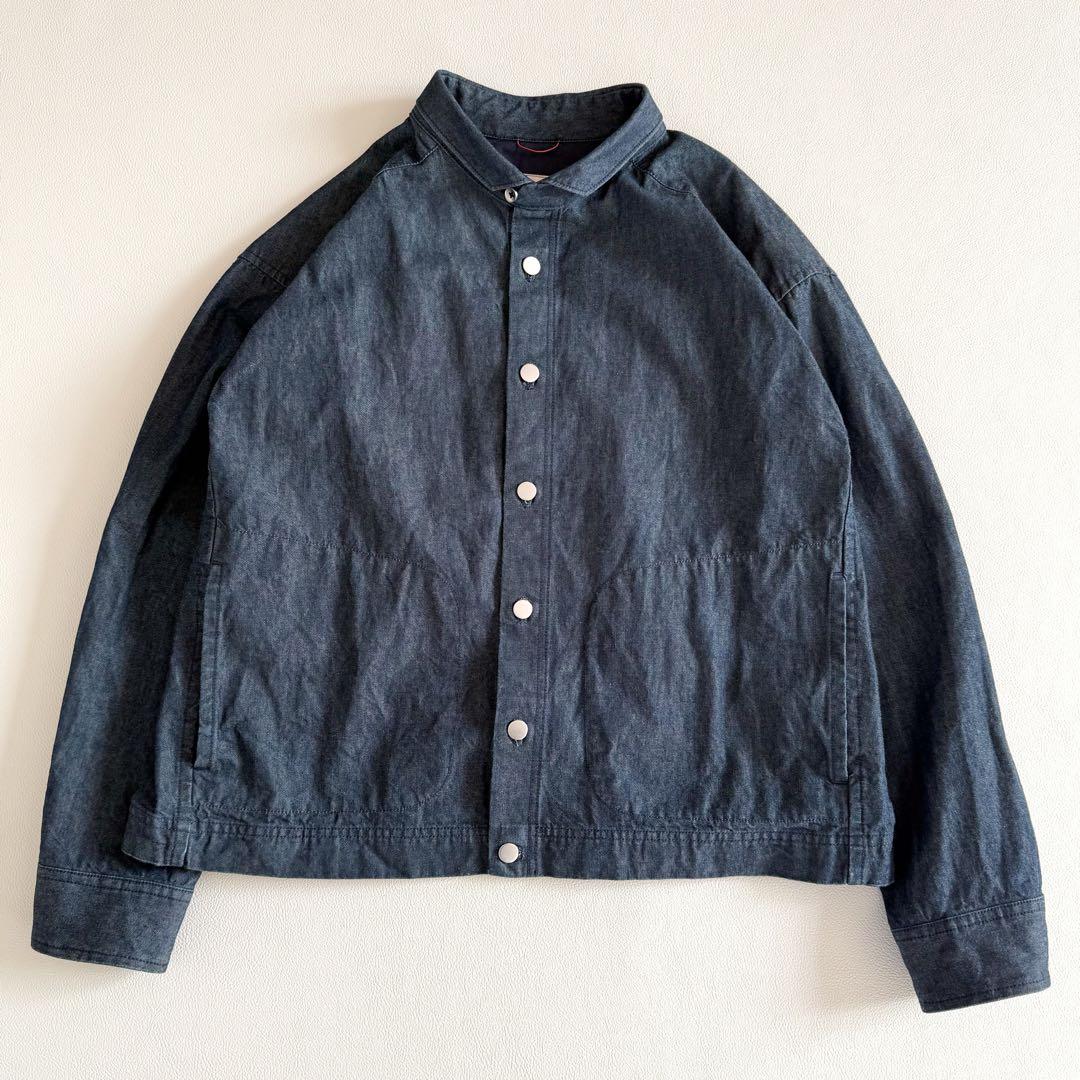 美品　パラスパレス　デニムジャケット　インディゴ　ムラ糸ダンガリー　完売品