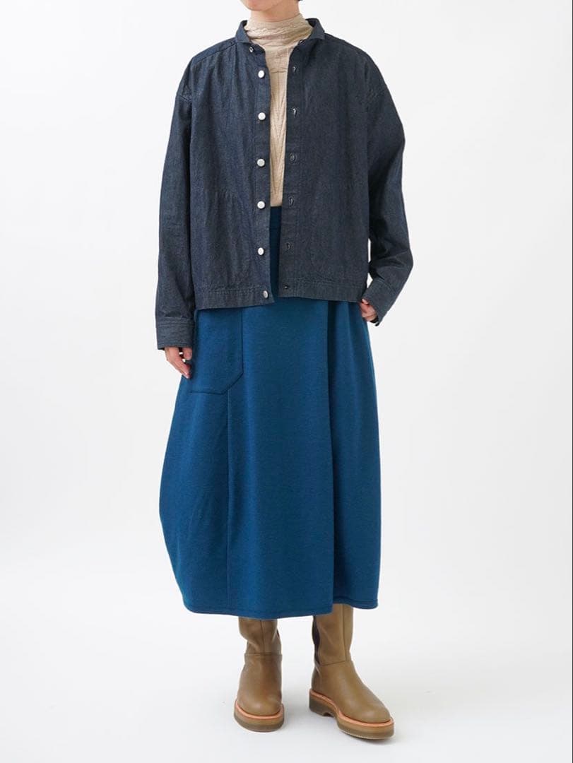 美品　パラスパレス　デニムジャケット　インディゴ　ムラ糸ダンガリー　完売品