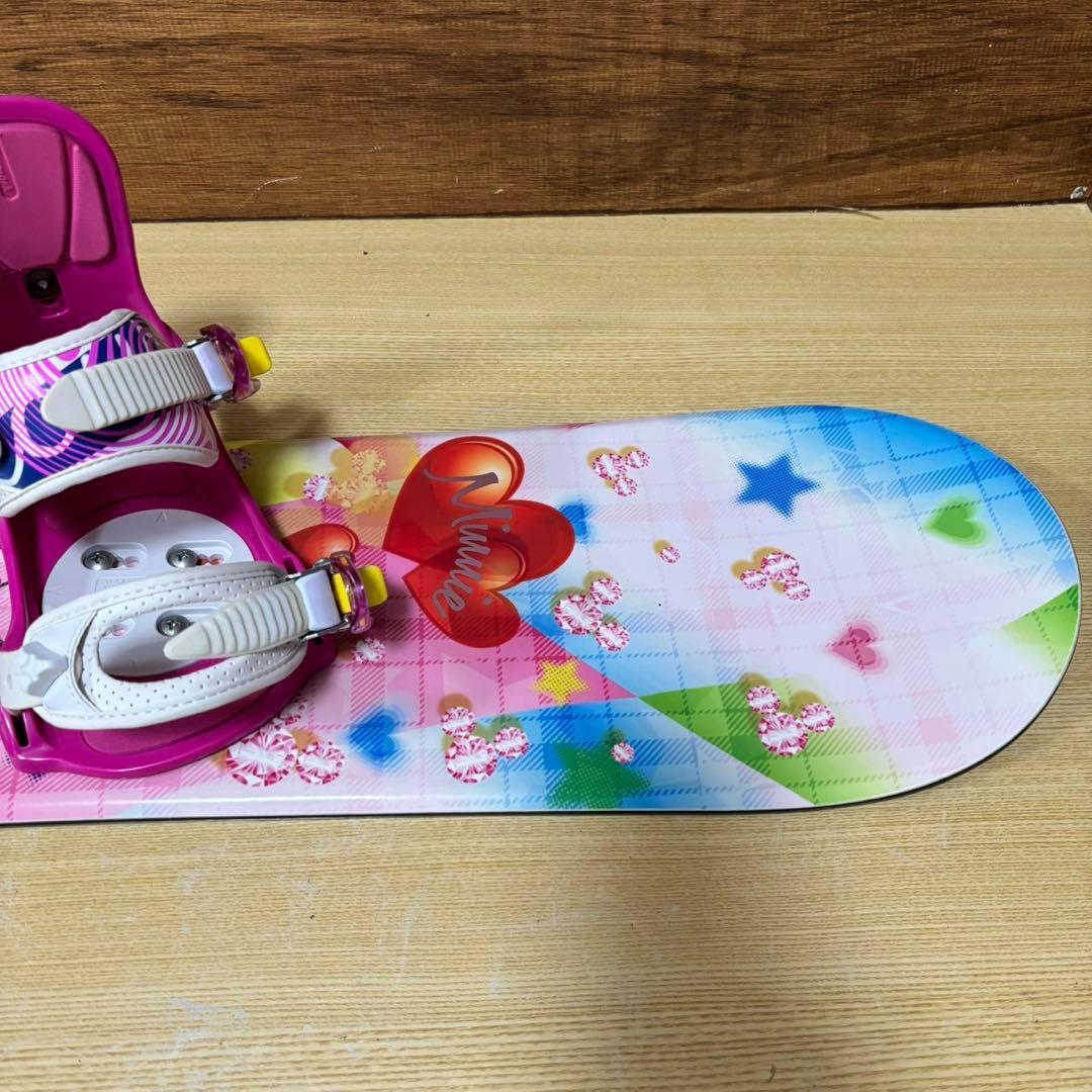 美品　ミニーマウス　IGNIO ガールズスノーボード　3点セット　130cm