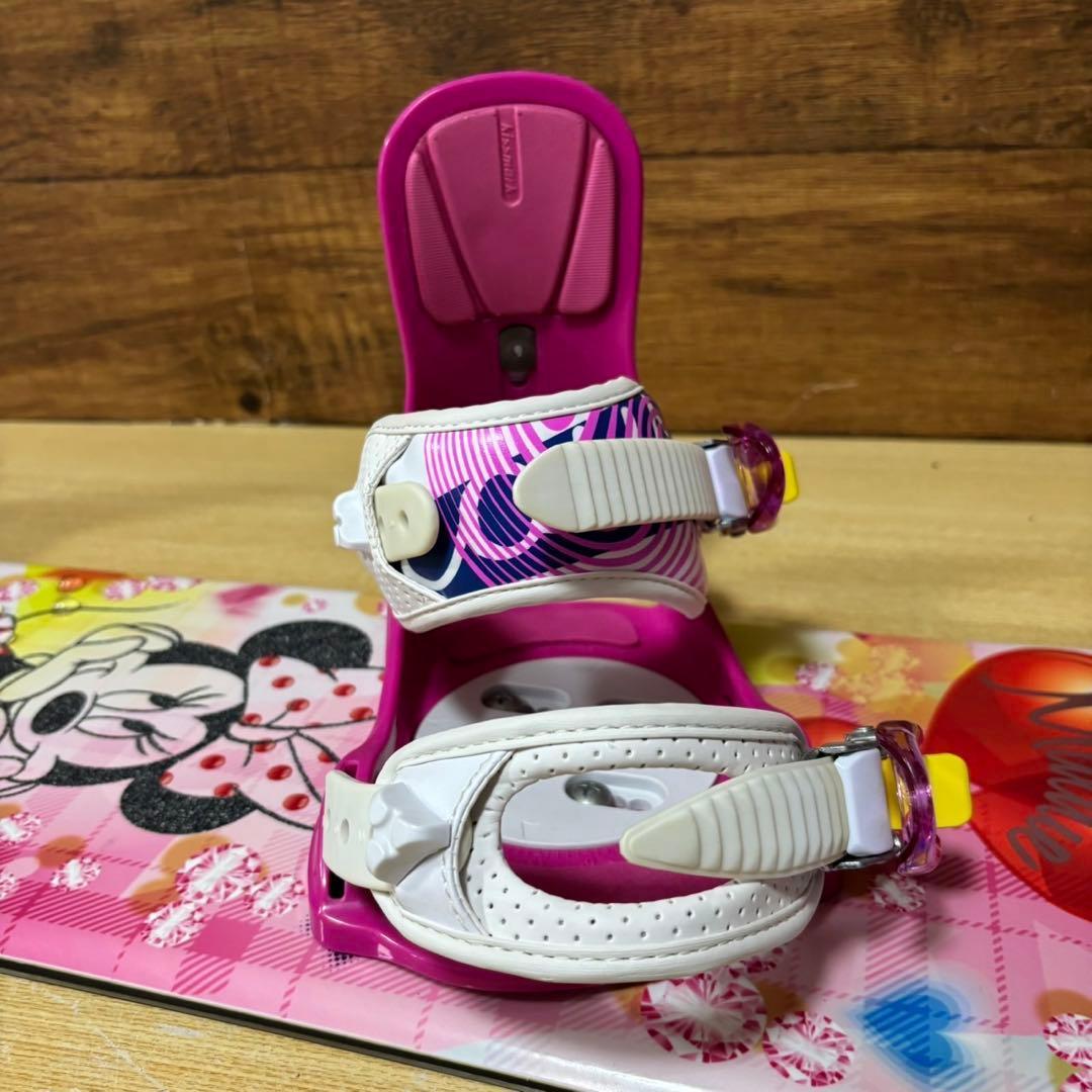 美品　ミニーマウス　IGNIO ガールズスノーボード　3点セット　130cm