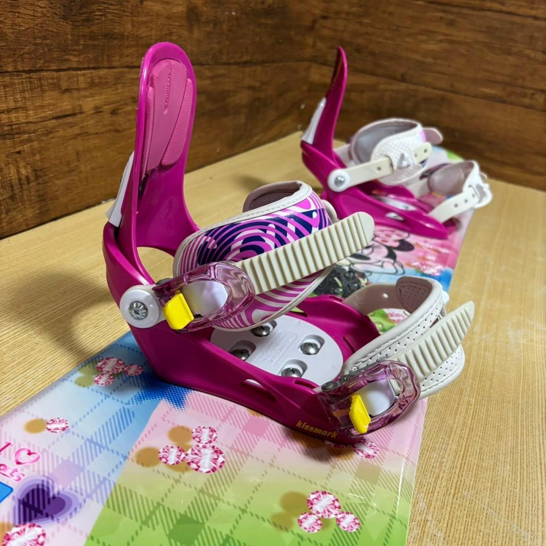 美品　ミニーマウス　IGNIO ガールズスノーボード　3点セット　130cm