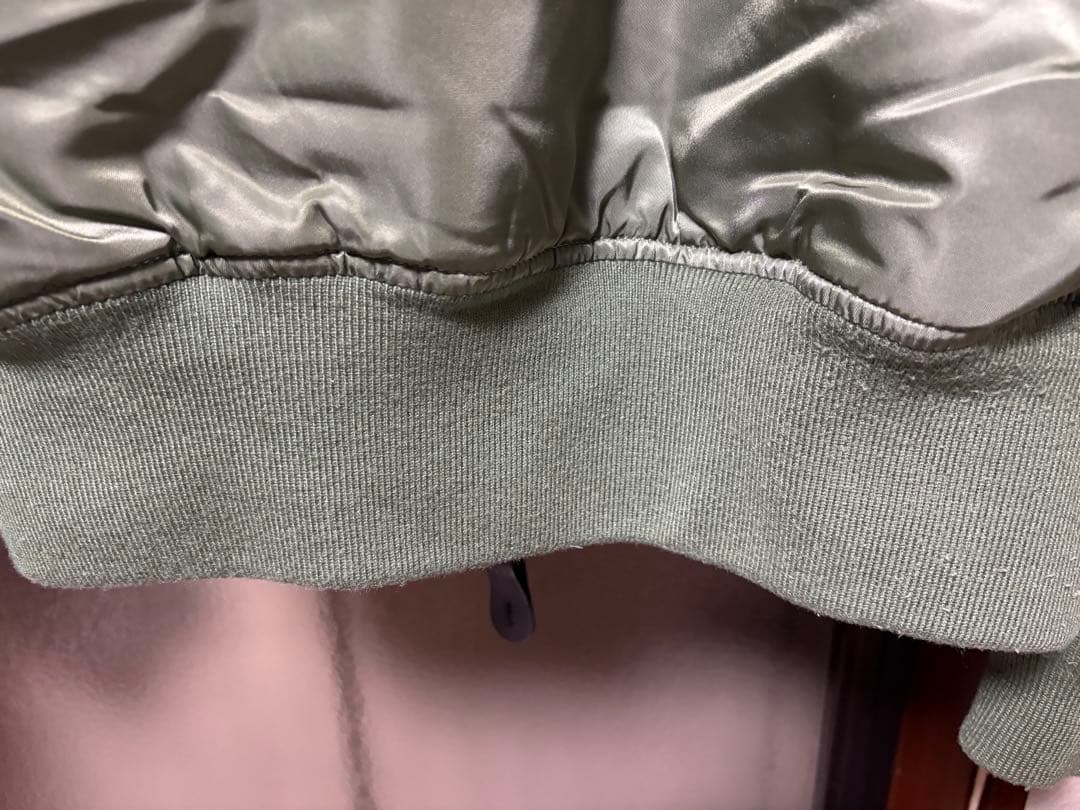 ALPHA アルファ MA-1 フライトジャケット　セージグリーン