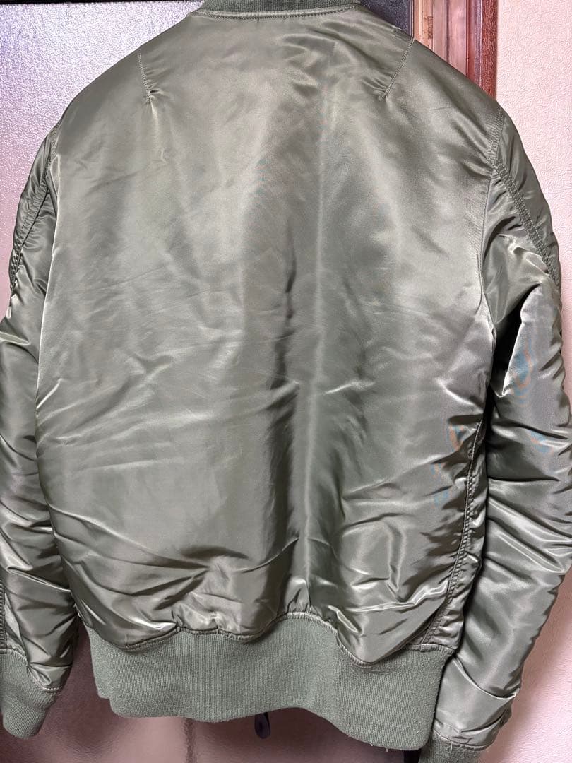 ALPHA アルファ MA-1 フライトジャケット　セージグリーン