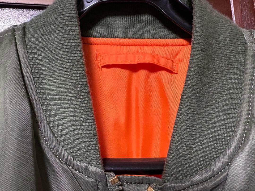 ALPHA アルファ MA-1 フライトジャケット　セージグリーン