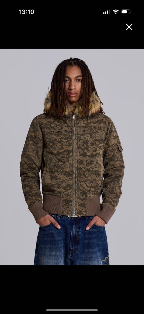 ジャケット・アウター JADED LONDON Digi Camo Marshal Jacket