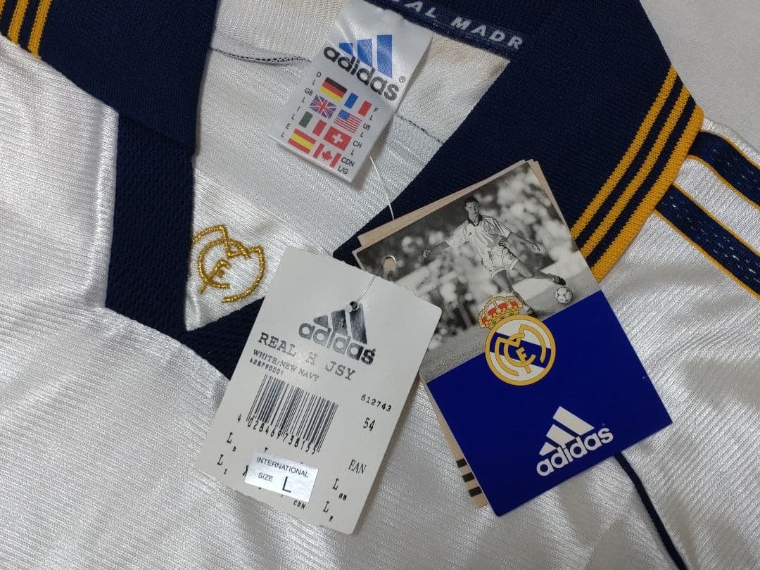 アディダス レアル・マドリード 1998-2000年 ホームユニフォーム 白