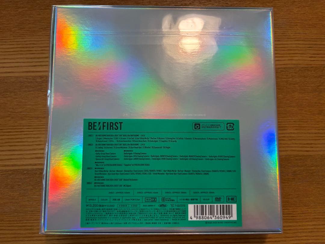 BE:FIRST DOME TOUR 2024-2025 『2:BE』DVD