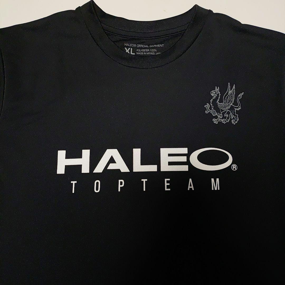 ★HALEO TOP TEAM ★MESH TEE　BLACK　【半袖】【ＸＬ】