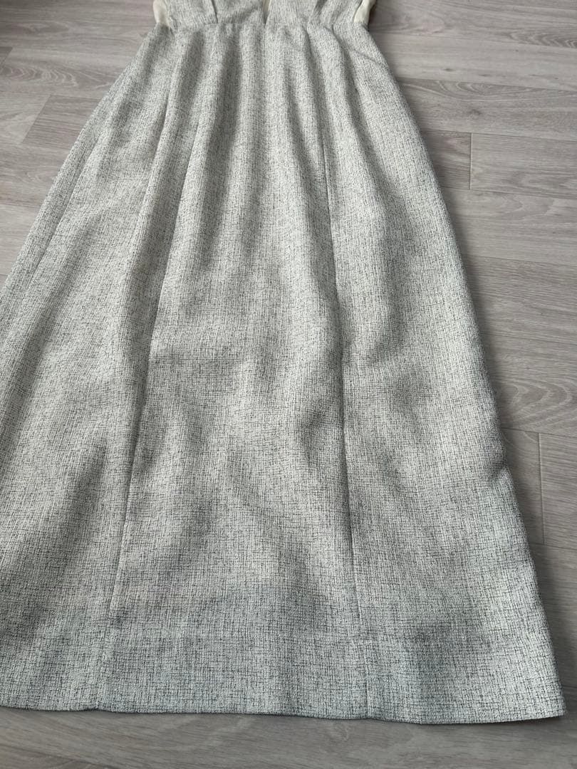 ワンピース CLANE V NECK SWITCH ONEPIECE